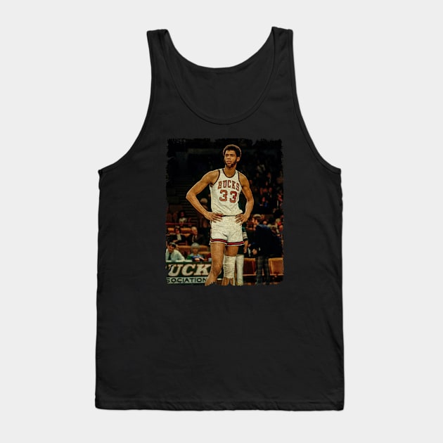 Kareem Abdul Jabbar in Bucks Tank Top by MJ23STORE